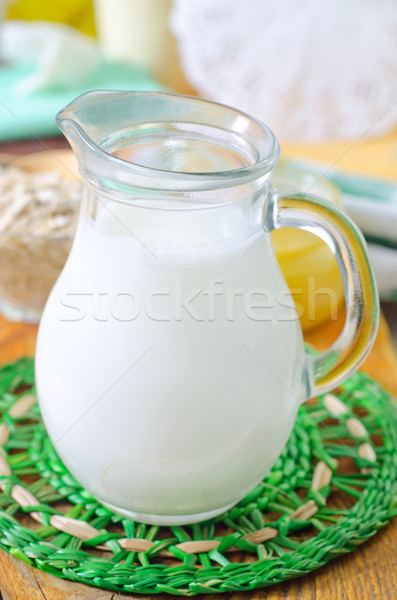 ミルク フレーク はちみつ フルーツ 背景 夏 ストックフォト © tycoon
