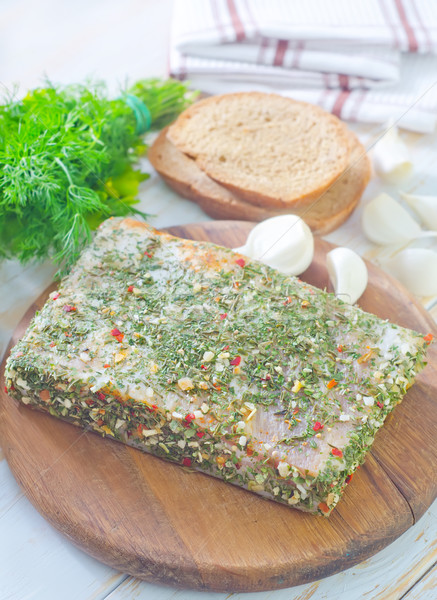 Rouge viande déjeuner grasse marbre fraîches [[stock_photo]] © tycoon