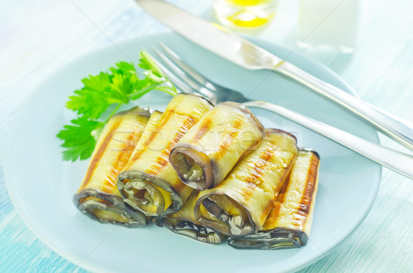 eggplant rolls Stock photo © tycoon