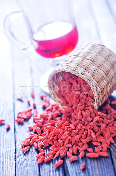 Foto stock: Secar · vermelho · tabela · comida · fruto