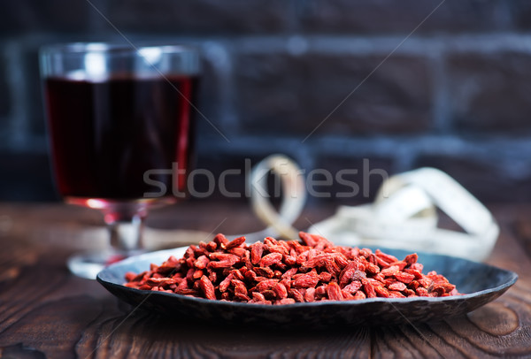 goji and drink Stock photo © tycoon