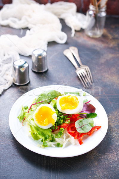 Salada ovos prato primavera comida Foto stock © tycoon