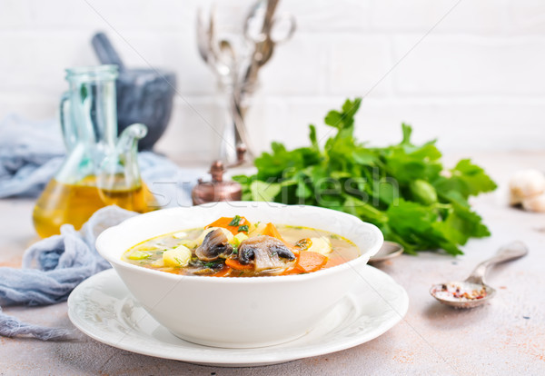 fresh soup Stock photo © tycoon