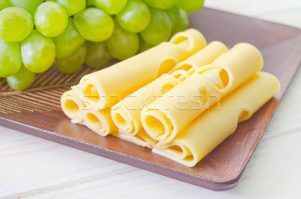 cheese  and grape Stock photo © tycoon