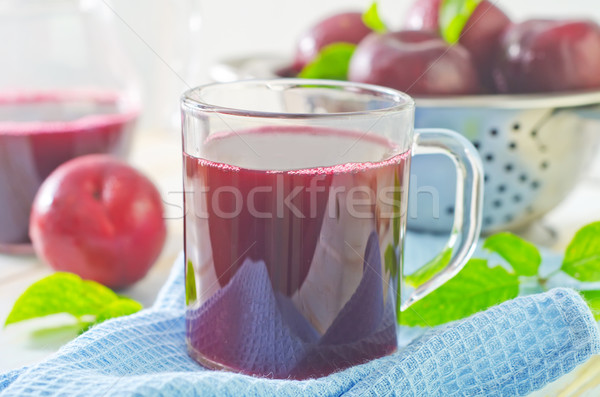 plum juice Stock photo © tycoon