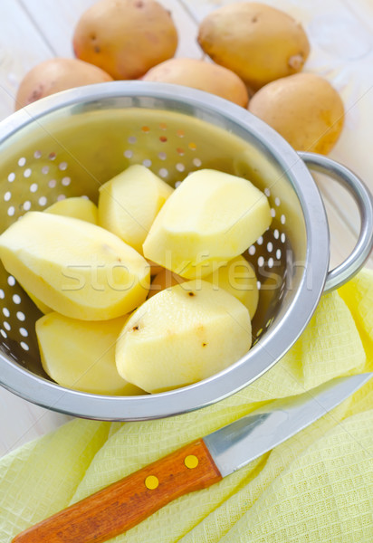 raw potato Stock photo © tycoon