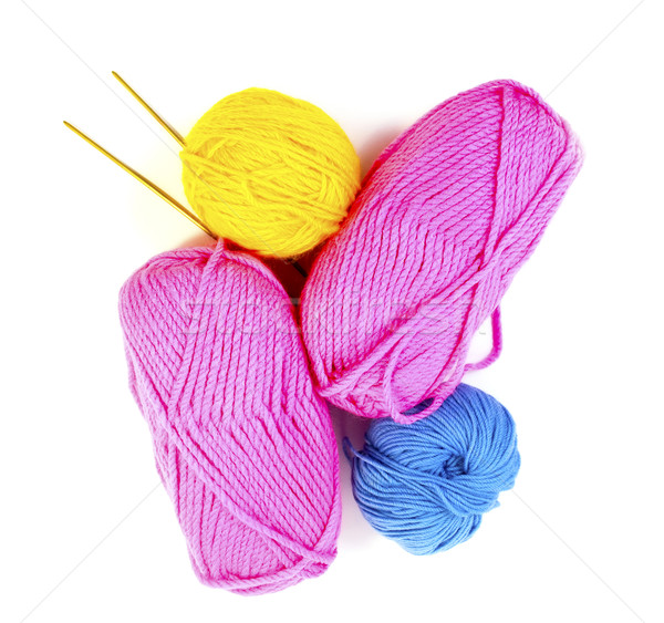 Stock photo: knitting