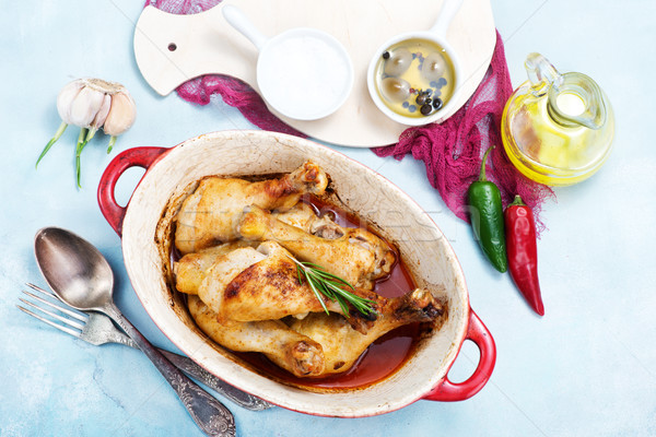fried chicken legs Stock photo © tycoon
