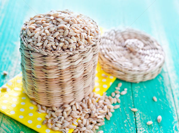 小麥 麵包 植物 白 模式 商業照片 © tycoon