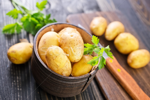 Cartof masa de bucatarie alimente sănătate Imagine de stoc © tycoon