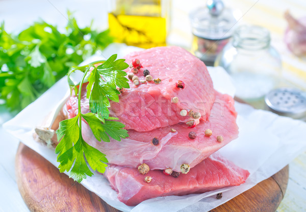 raw meat Stock photo © tycoon