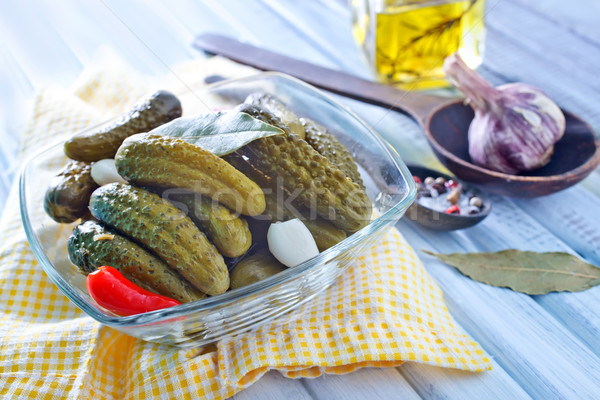 pickled cucumbers Stock photo © tycoon