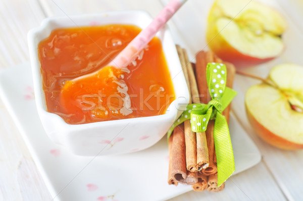 jam and apples Stock photo © tycoon