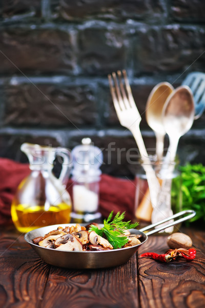 fried mushrooms Stock photo © tycoon