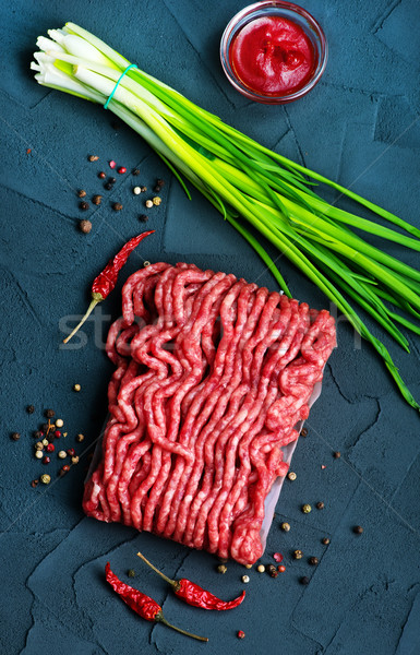 raw minced meat Stock photo © tycoon