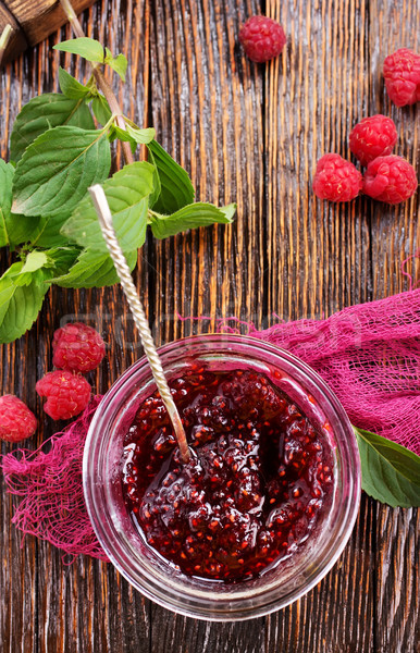 raspberry jam Stock photo © tycoon