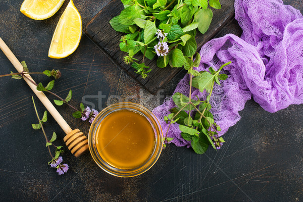 honey with lemon Stock photo © tycoon