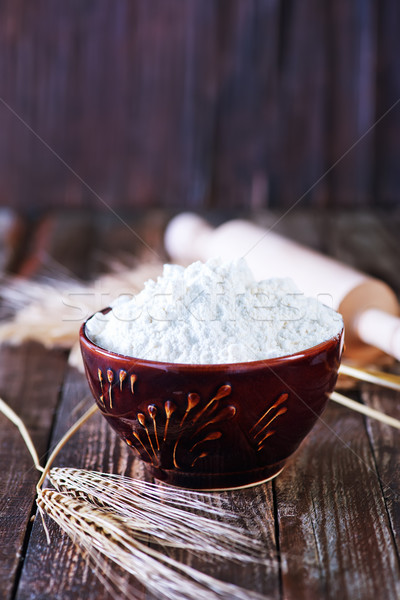 Blé farine bol table nature été [[stock_photo]] © tycoon