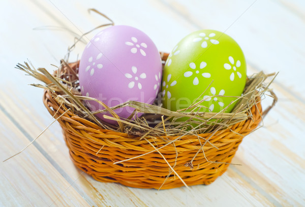 Easter eggs Stock photo © tycoon