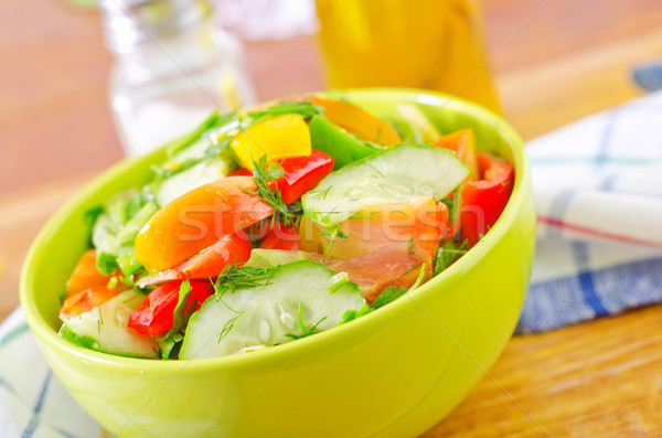 Stock photo: vegetable salad