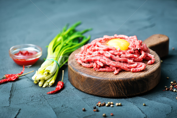 raw minced meat Stock photo © tycoon