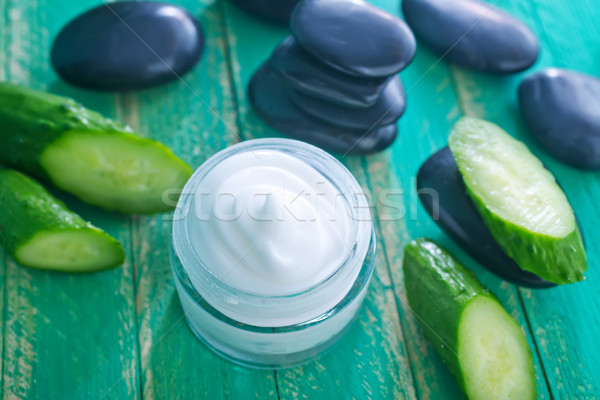 Kosmetischen Sahne medizinischen spa weiß sauber Stock foto © tycoon