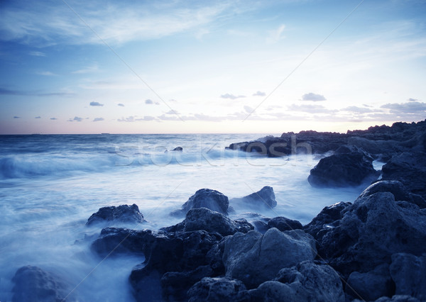 ストックフォト: 海 · 水 · テクスチャ · 抽象的な · 風景 · 海