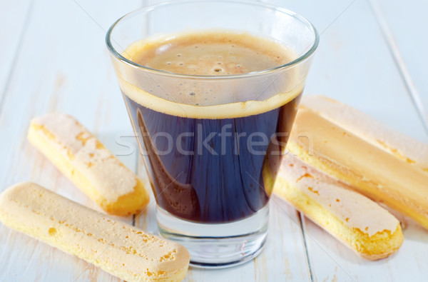 coffee and savoyardi Stock photo © tycoon