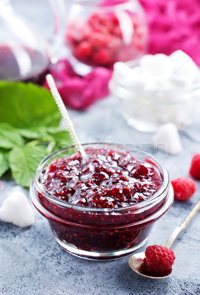 raspberry jam Stock photo © tycoon
