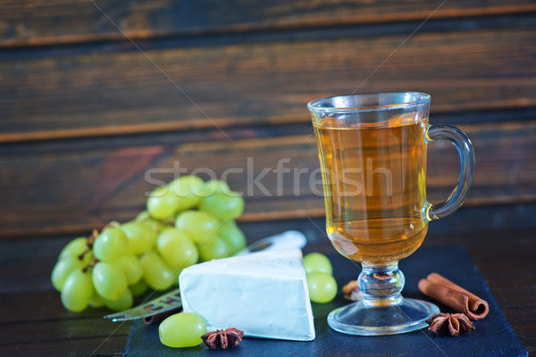 Cidra queijo vinho maçã cozinha Foto stock © tycoon