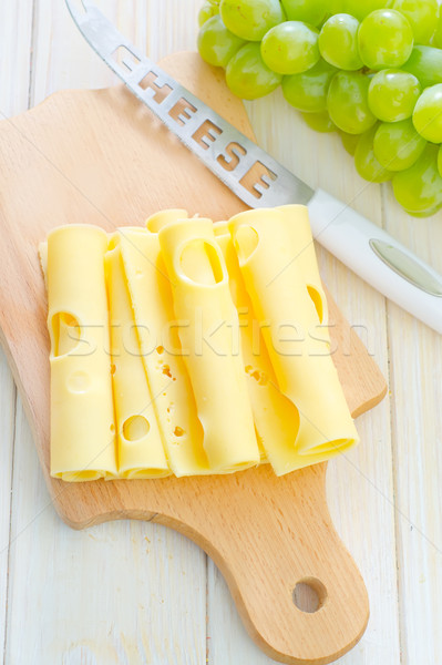 cheese  and grape Stock photo © tycoon