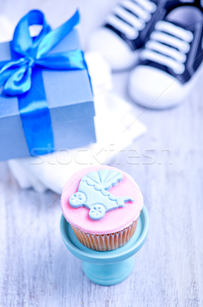 праздник честь рождения ребенка ребенка одежды Сток-фото © tycoon