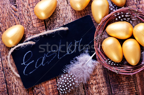 Stock photo: easter eggs