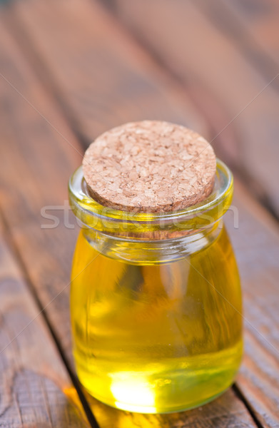 oil in glass bottle Stock photo © tycoon