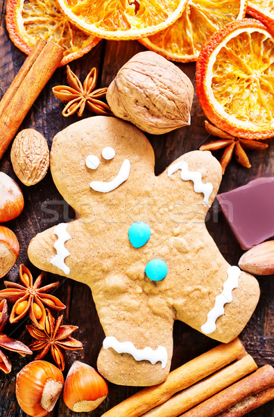 Stock photo: cookie and aroma spice