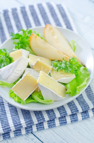 salad with camembert and pears Stock photo © tycoon