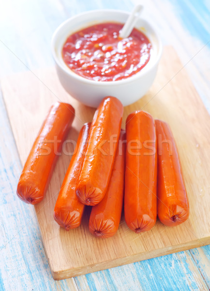 Stock photo: sausages