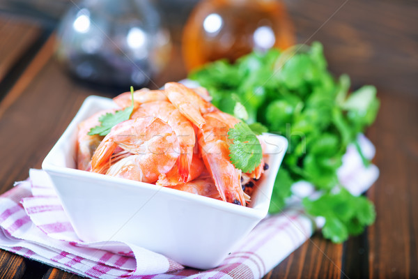 Stock photo: shrimps