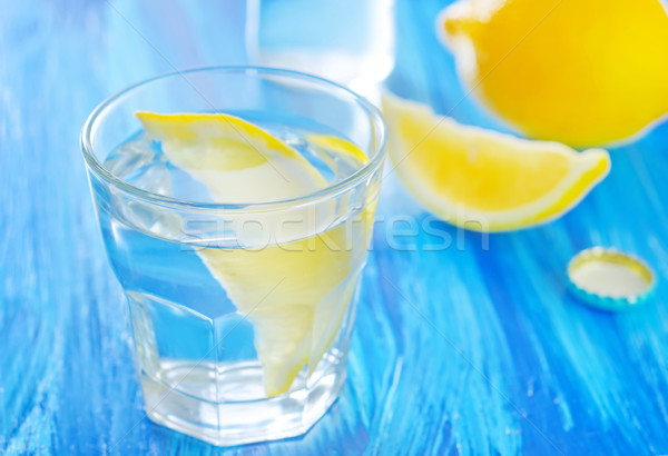 water with lemon Stock photo © tycoon