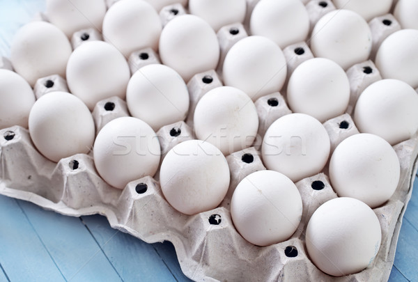 raw eggs Stock photo © tycoon