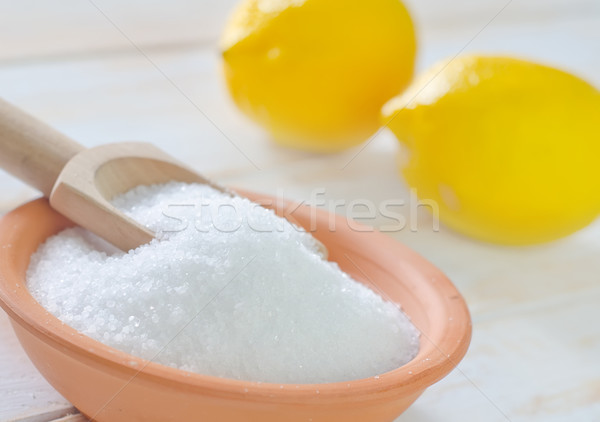 Stock photo: lemon acid