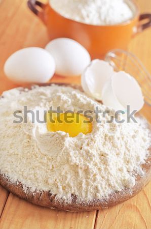 Foto stock: Raio · madeira · copo · branco · cozinhar · sobremesa