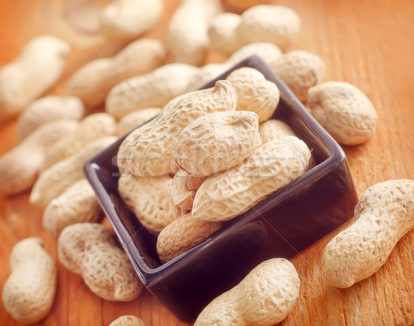 ピーナッツ 食品 自然 ガラス 健康 油 ストックフォト © tycoon