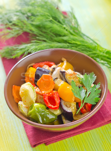 Stock photo: baked vegetables