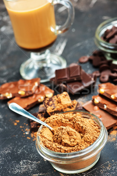 cocoa and chocolate Stock photo © tycoon