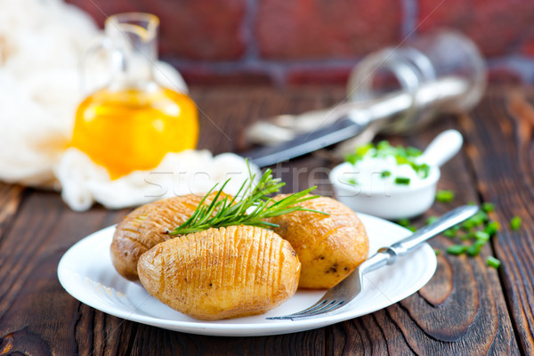 baked potato Stock photo © tycoon