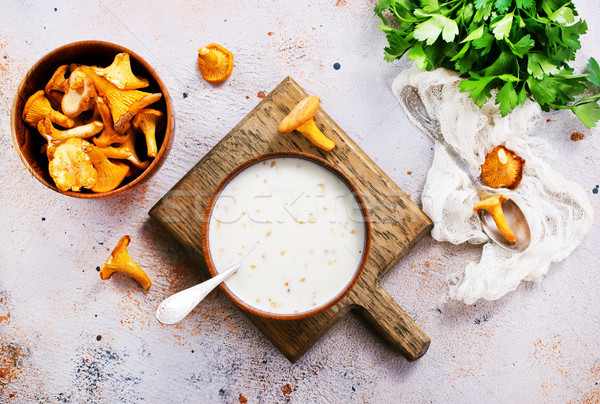 mushroom soup Stock photo © tycoon