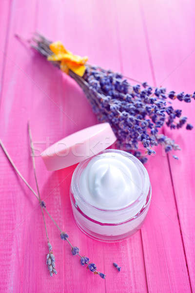 Kozmetikai krém egészség üveg maszk fürdő Stock fotó © tycoon