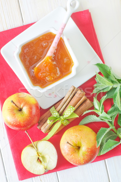 jam and apples Stock photo © tycoon