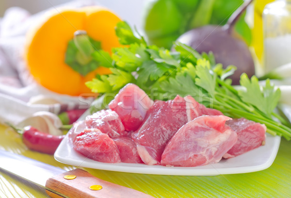 meat and vegetables Stock photo © tycoon